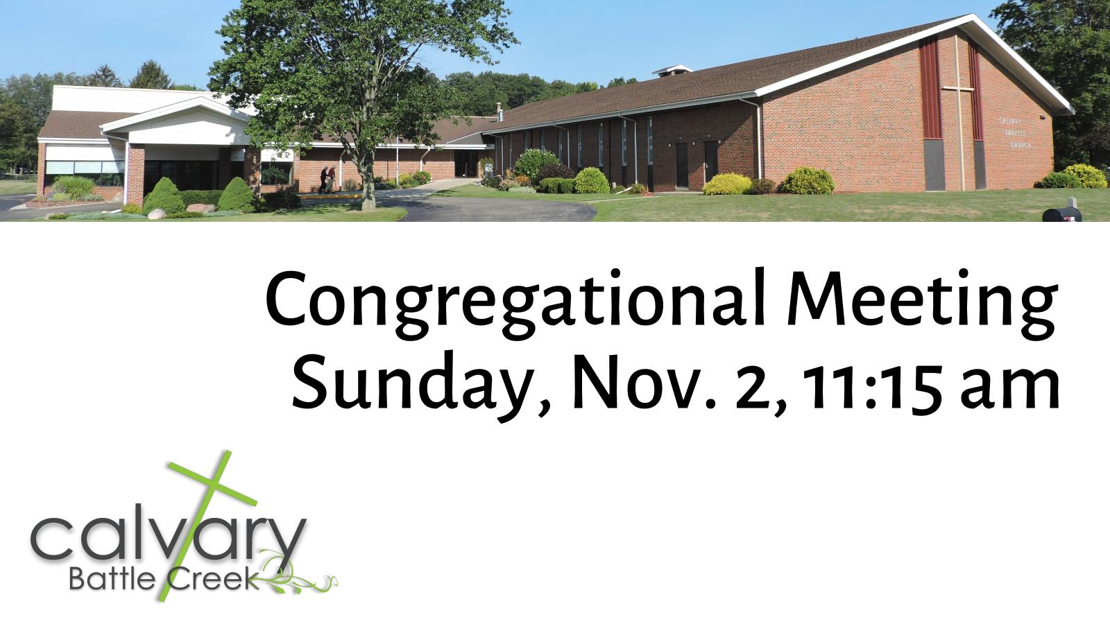 Congregational Meeting