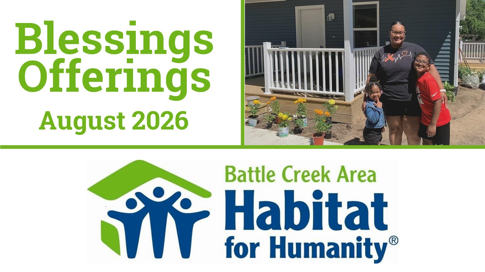 Habitat Blessings Offerings