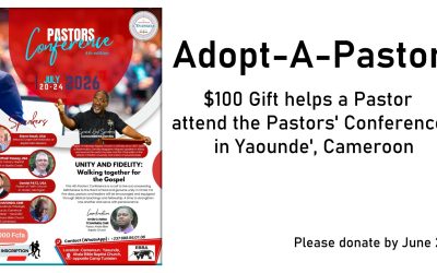 “Adopt-a-Pastor” Fund Raiser