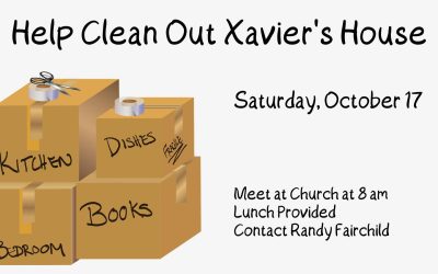 Help Clean Out Xavier’s Home